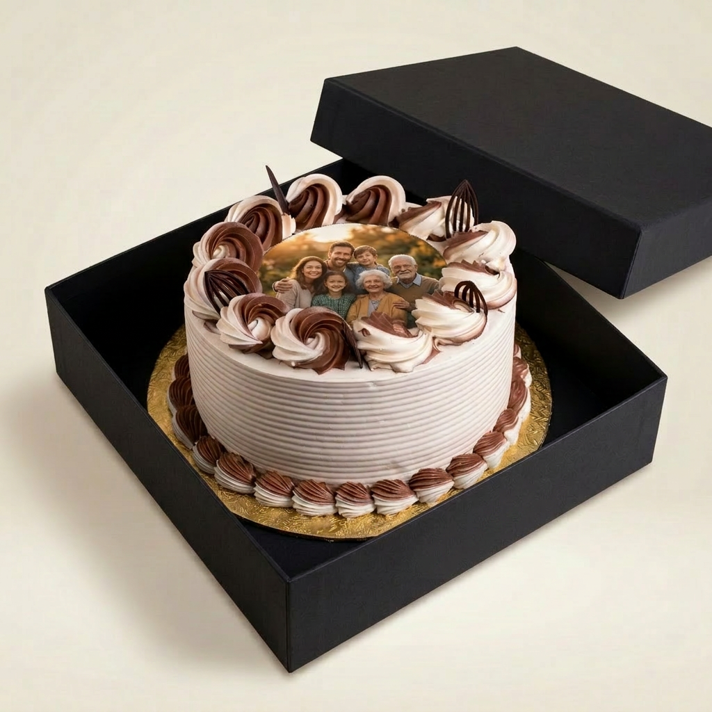 Round Rec Cake CakeReach — Photo Cakes for Investors, Clients & Corporate Gifting ...
